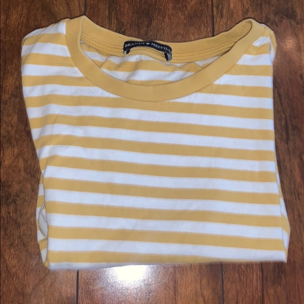 brandy basic striped t shirt!! - Picture 2 of 3